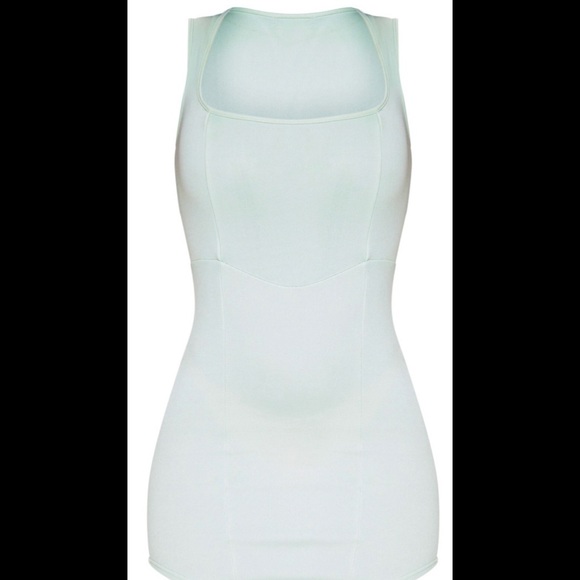 [PLT] Square Neck Sleeveless Bodycon Dress NWOT - Picture 3 of 5